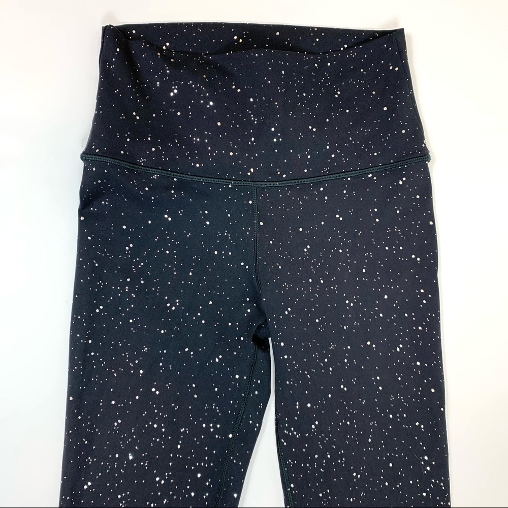 WITH Wear it to Heart Black Silver Freckle Dot Leggings Size Medium - Picture 10 of 11